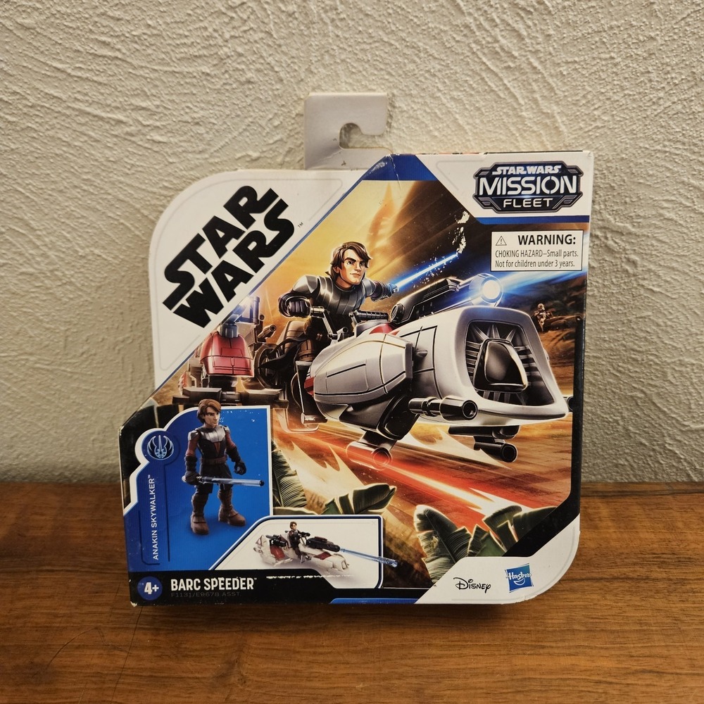 Star Wars Mission Fleet The Clone wars Anakin Skywalker w/ Barc Speeder New Box